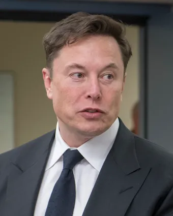 Portrait of Elon Musk